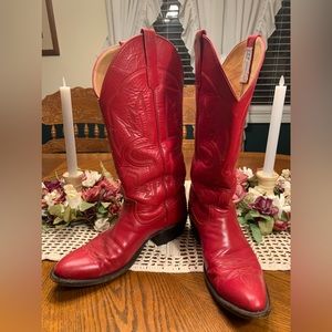 ON SALE - Anderson Bean Red Lady’s Boot size 8 1/2